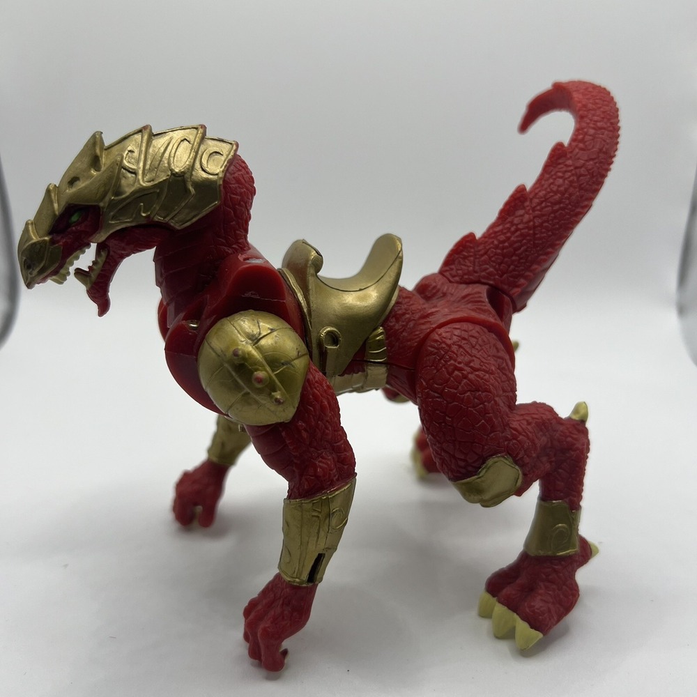 Red Battle Dragon True Legends Knights & Dragons Chap Mei Figure Green Eyes 2014